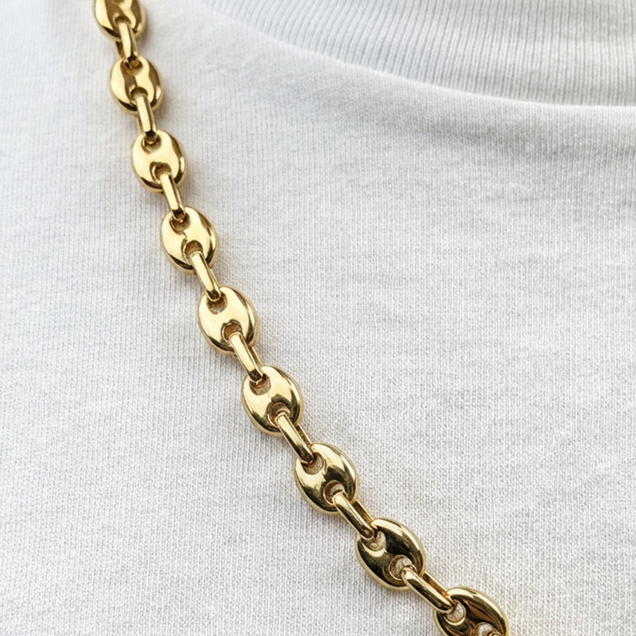 Cadena De Acero GC 60 Cms Dorada