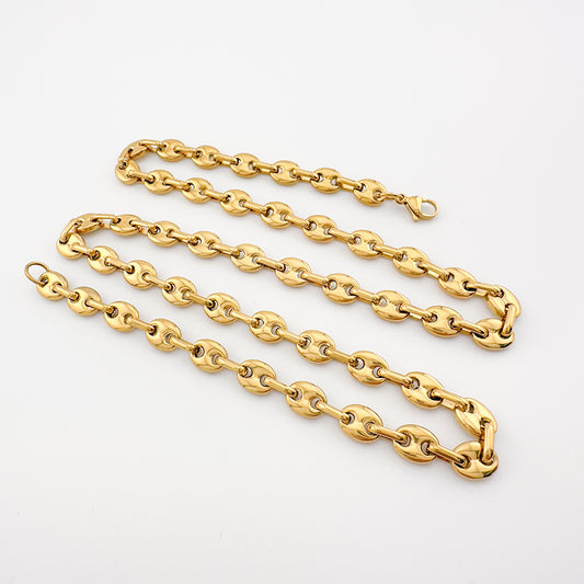 Cadena De Acero GC 60 Cms Dorada