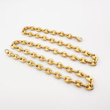 Cadena De Acero GC 60 Cms Dorada