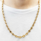 Cadena De Acero GC 60 Cms Dorada