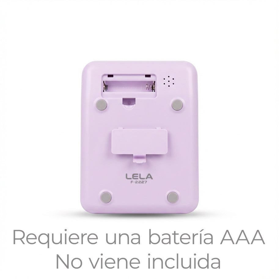 Calculadora Lila Botones Pastel