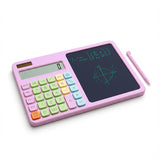 Calculadora Lila Con Pantalla Mágica