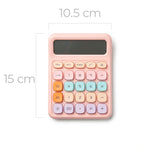 Calculadora Rosada Botones Pastel