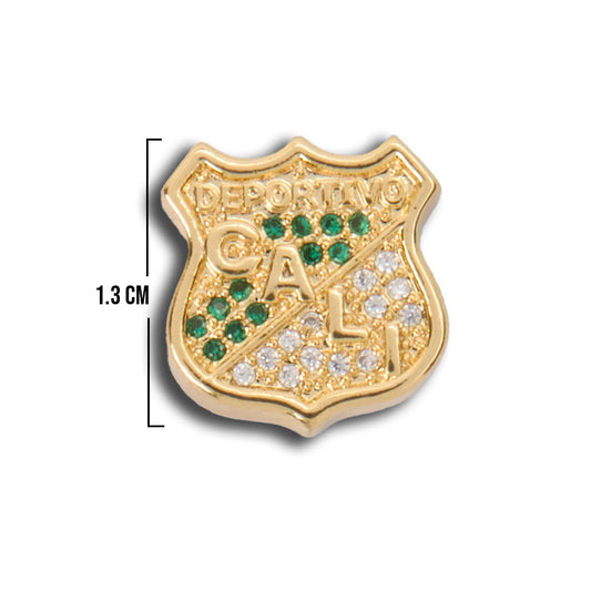 Dije Escudo Deportivo Cali Dorado Rodinado