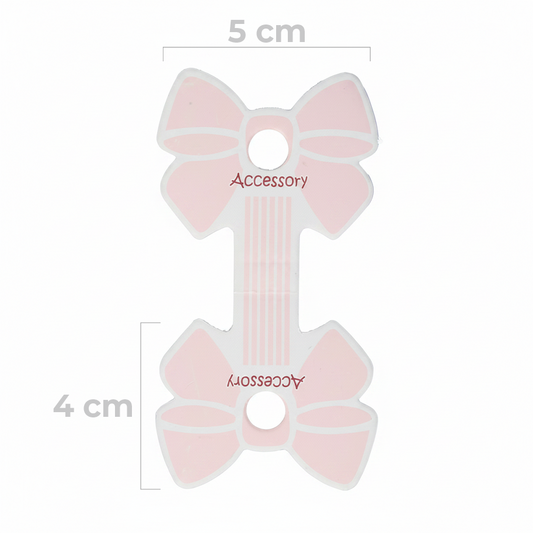 Cartón Exhibidor Moño Rosado Accessory