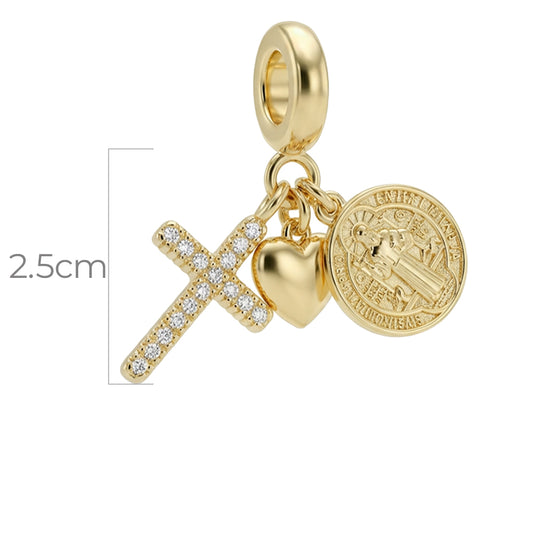 Charm San Benito, Cruz Dorado Rodinado