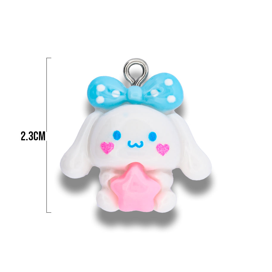 Dije Cinnamorroll Estrellita Rosada Acrilico