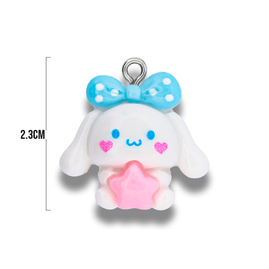 Dije Cinnamorroll Estrellita Rosada Acrilico