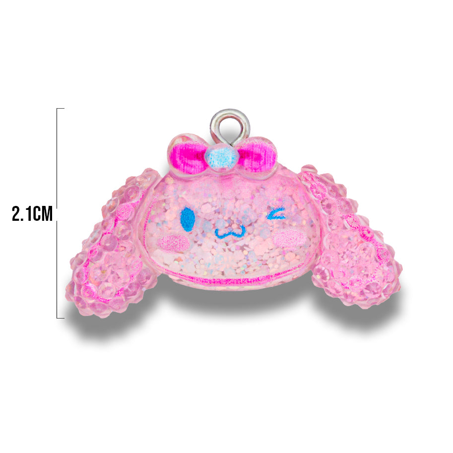 Dije Acrílico Cinnamoroll Glitter