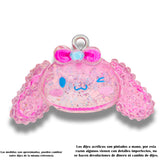 Dije Acrílico Cinnamoroll Glitter