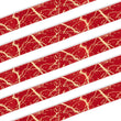 Cinta Estampada Roja Marmoleada 25mm Ancho x Metro