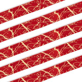 Cinta Estampada Roja Marmoleada 25mm Ancho x Metro
