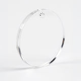 Circulo Acrílico Para Llaveros Con Resina 3 Cms
