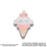Dije Conito Sanrio Glitter Cinnamoroll Acrílico