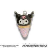 Dije Conito Sanrio Glitter Kuromi Acrílico