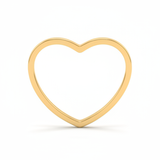 Corazon Silueta 14.4mm De Acero