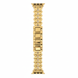 Correa para Reloj Smart Watch Dorada Corazones 38-40-41 MM