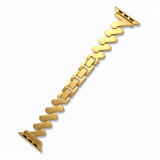 Correa para Reloj Smart Watch Dorado Zig Zag 38-40-41MM