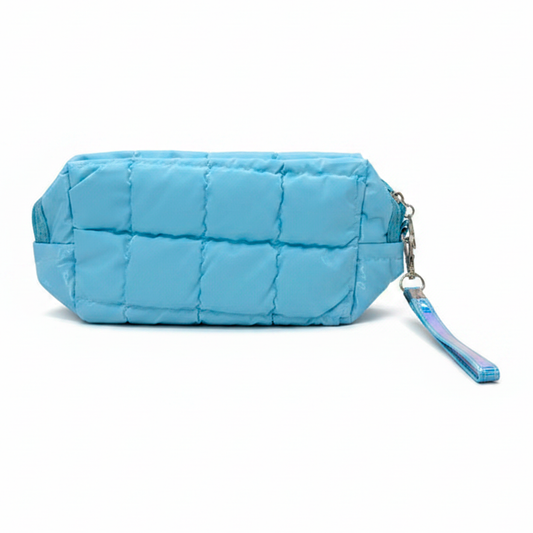 Cosmetiquera Cuadros Alcolchada azul JA0557
