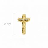 Cristo Rodinado Pasador Dorado