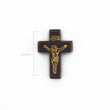 Cruz De Madera Con Cristo Dorado 33 x 22mm