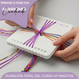 Kit de Kumihimo Cuadrado + Curso Virtual Gratis