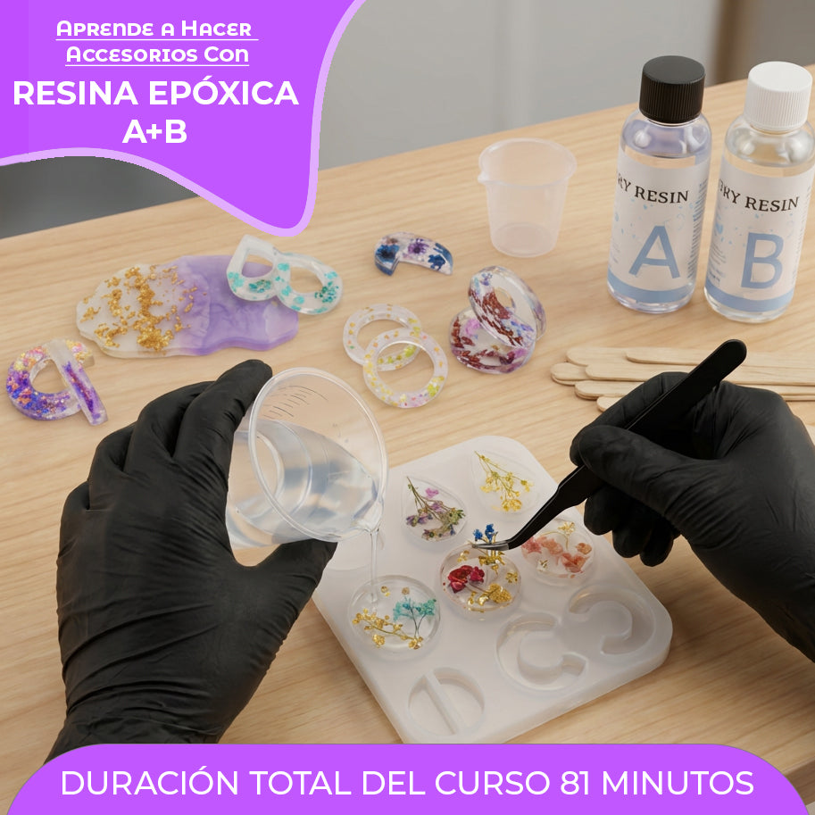 Kit De Resina Epóxica + Curso Virtual Gratis