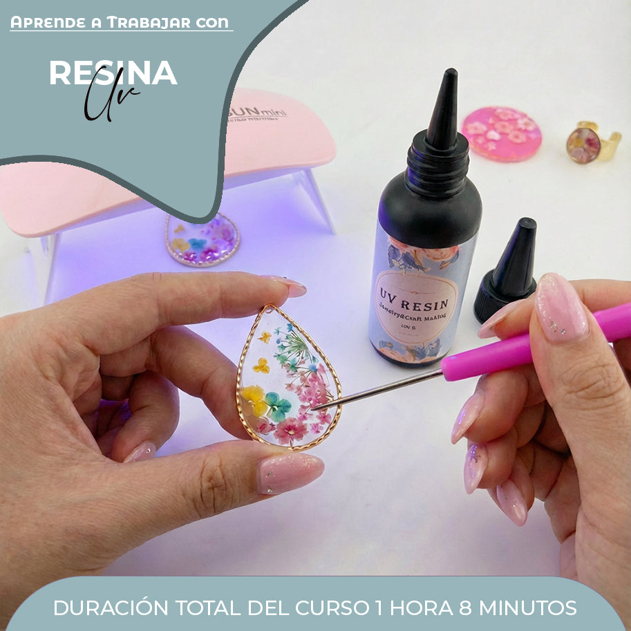 Kit De Resina UV + Curso Virtual Gratis