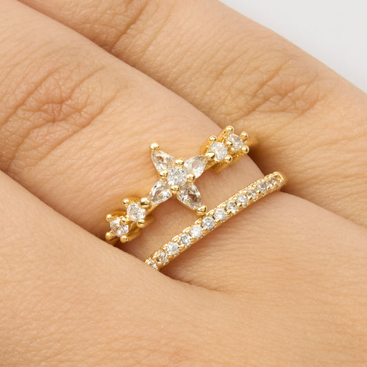 Anillo D #25 Ajustable Rodinado