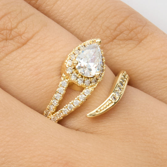Anillo D #27 Ajustable Rodinado