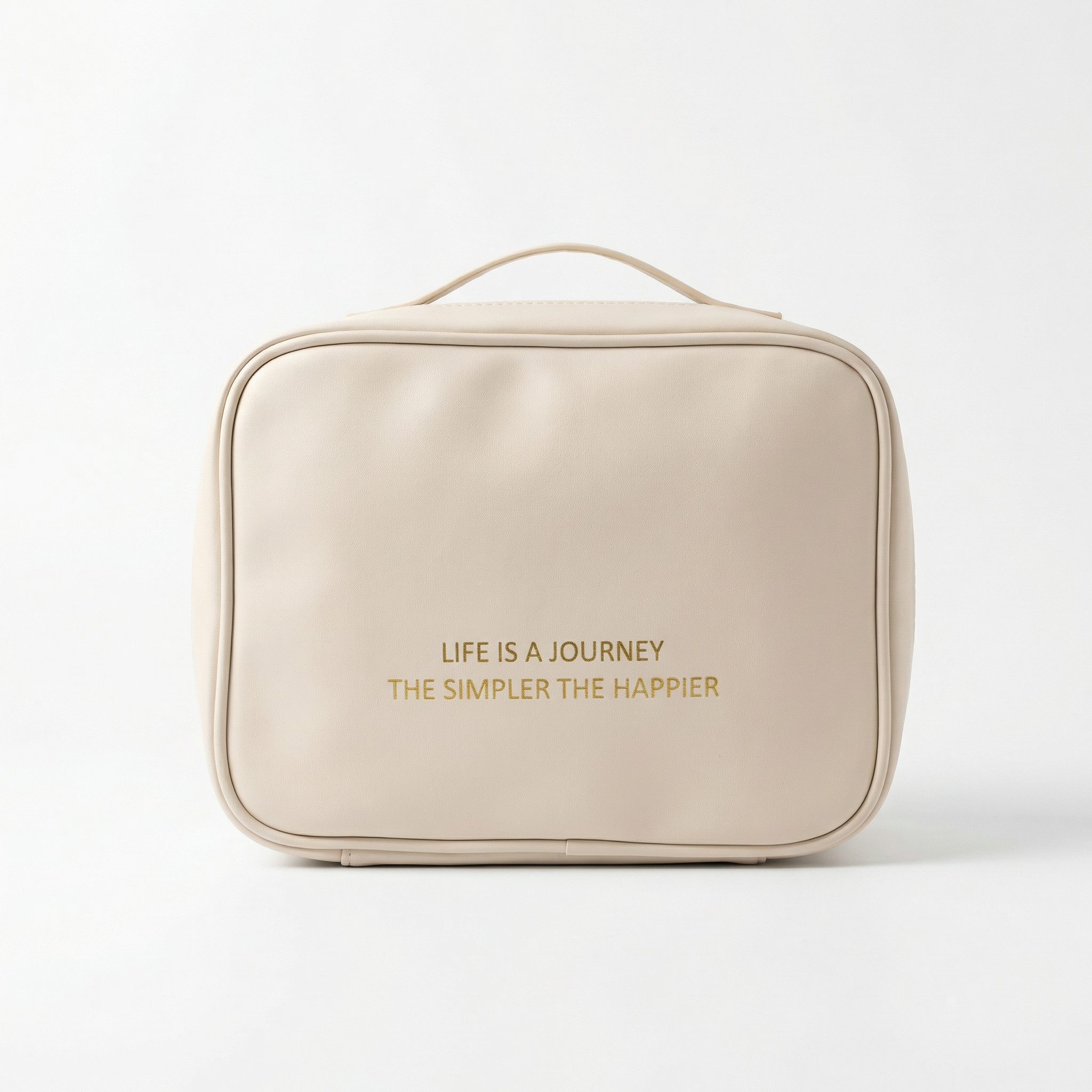 Cosmetiquera Doble Piso + Bolsillos