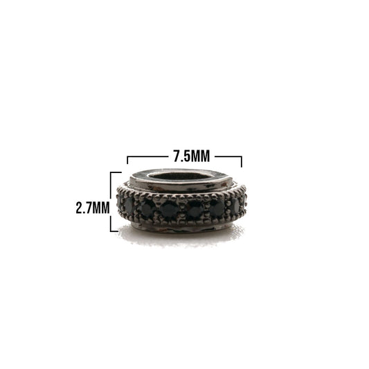 Dona 1 Linea Negro Piedra Negra Rodinado