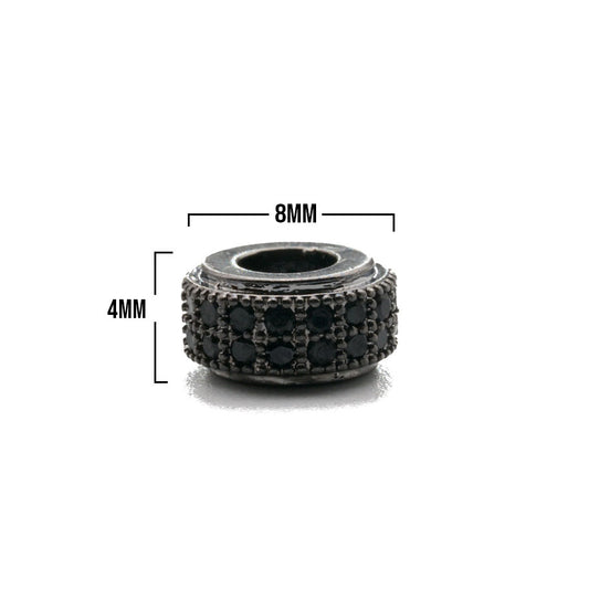 Dona 2 Lineas Negro Piedra Negra Rodinado