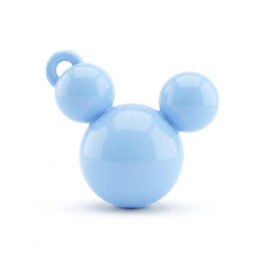 Dije Acrilico Mickey 1Tono azul claro