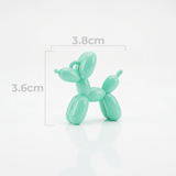 Dije Acrilico Perro Globo 1 Tono verde menta