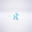Dije Acrílico Perro Globo Azul Perlado Boreal