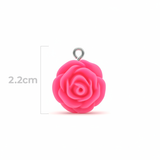 Dije Acrilico Rosa Fucsia