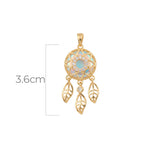 Dije Atrapasueños Dorado Rodinado