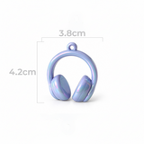 Dije Audifonos Chunky Lila Perlado AB