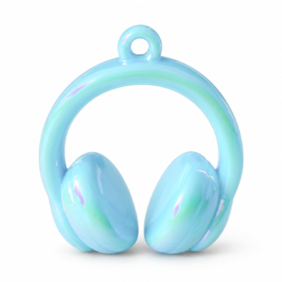 Dije Audifonos Chunky Verde Menta Perlado AB