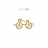 Dije Bicicleta Dorado Rodinado