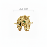 Dije Caballo Dorado Rodinado