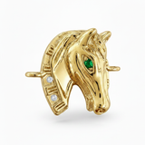 Dije Caballo Dorado Rodinado
