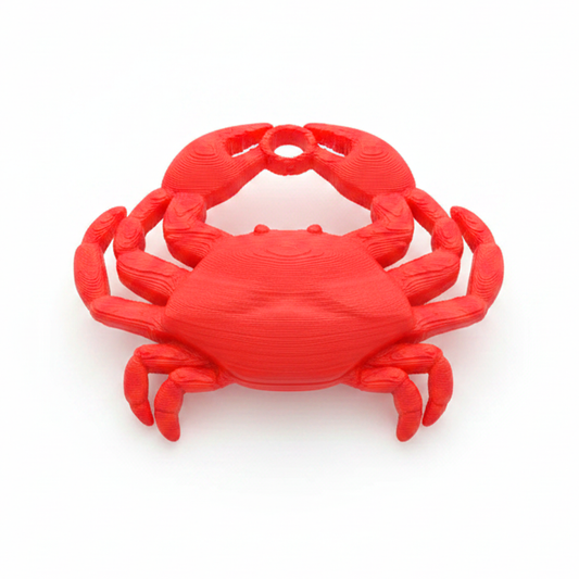 Dije Cangrejo 3.3Cm Collar Acrílico