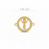 Dije Divino Niño Dorado Rodinado