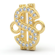 Dije Dolar Pulsera Dorado Rodinado