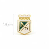 Dije Escudo Atl Nacional Doble Cara Gold Filled