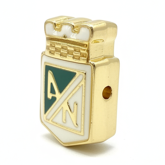 Dije Escudo Atl Nacional Doble Cara Gold Filled