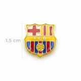 Dije Escudo FC Barcelona Doble Cara Gold Filled