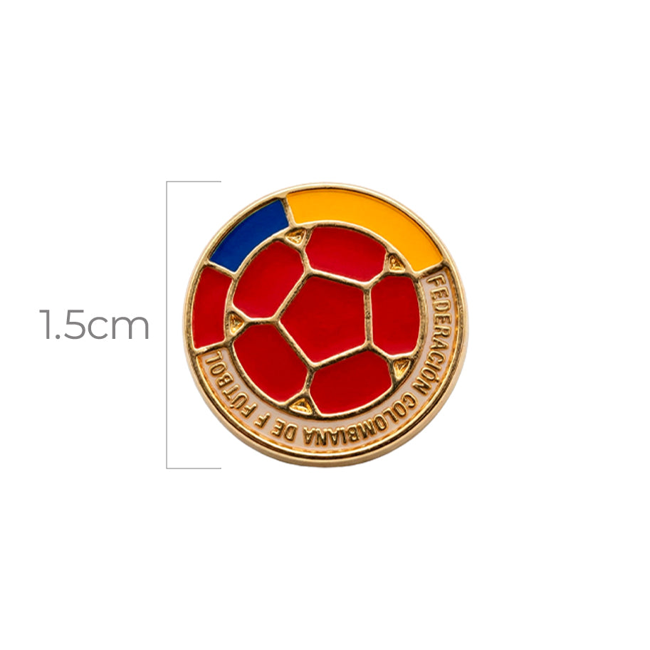 Dije Escudo Selección Colombia Doble Cara Gold Filled